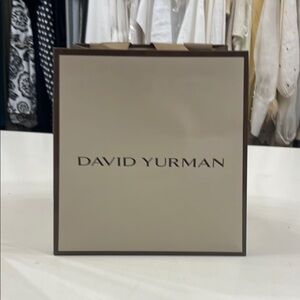 David Yurman Cream and Brown Bag